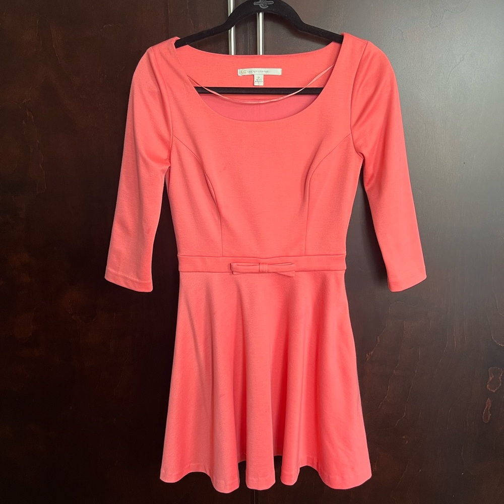 LC Lauren Conrad Coral Pink dress Size 2